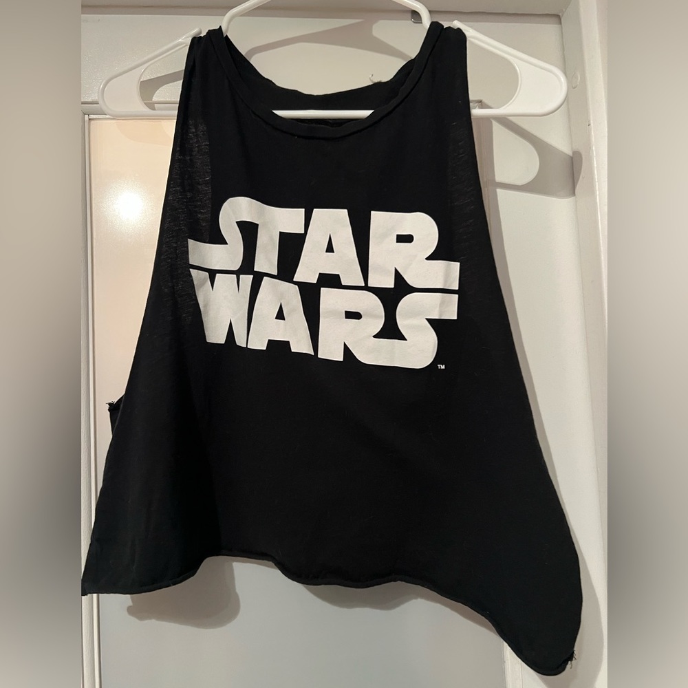 Star Wars sleeveless crop top